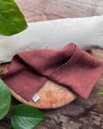 Rosewood Weighted Eye Pillow with Dried Lavender for Rest & Relaxation - Image 3