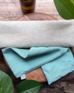 Sage Weighted Eye Pillow with Dried Lavender for Rest & Relaxation - Image 2