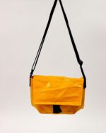 3quarters Mini Messenger Bag In Reclaimed Life Raft Fabric - Image 5