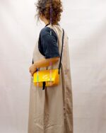 3quarters Small Messenger Bag In Upcycled Ferry Life Raft Fabric - Image 6