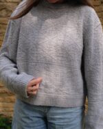 Cloud Stitch Jumper In Grey - Image 9