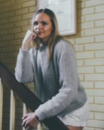 Cloud Stitch Jumper In Grey - Image 6