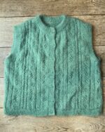 Pointelle Knit Vest In Pistachio Green - Pre-Order - Image 7