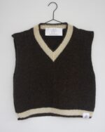 Jacob Wool DK V-Neck Vest - Image 4