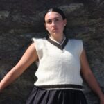 Cotswold Wool DK Cream V-Neck Vest