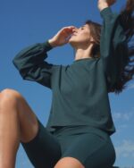 Bamboo Lounge Balloon Sleeve Sweatshirt - Image 2