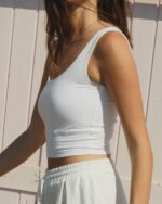 Bamboo Soft 2-in-1 Crop Top - Image 4