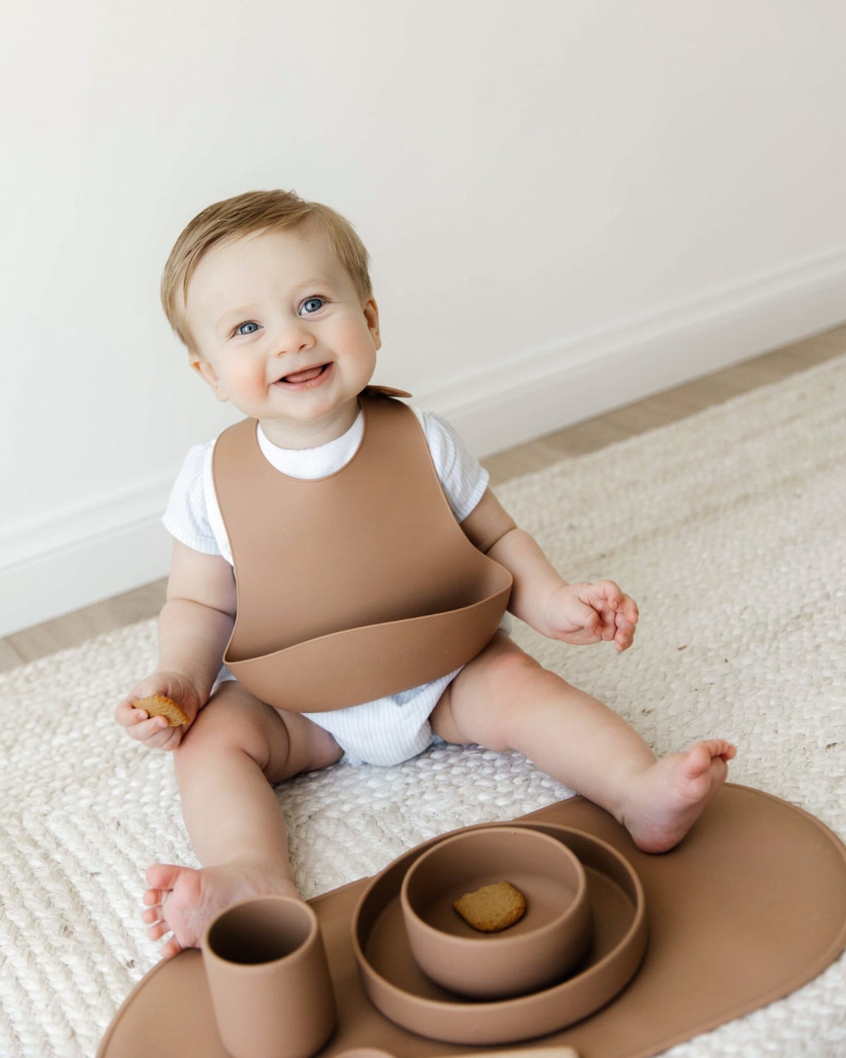 Baby Weaning Set - Caramel – Iris Baby Weaning Set In Caramel - Image 1