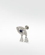 Evil Eye with Double Diamond Drop (Protection) - Image 4