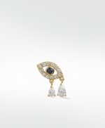 Evil Eye with Double Diamond Drop (Protection) - Image 5