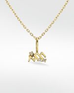 Aquarius Gold Pendant