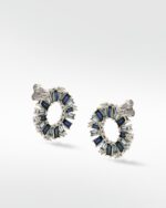 Blue Dahlia Earrings - Image 3