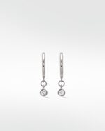 Cherry Blossom Silver Hook Earrings - Image 2