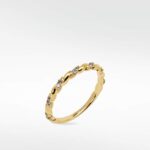 Delicate Diamond Twist Ring