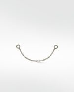 Delicate Double-Loop Gold Chain - Image 2