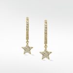Galaxy Gold Hoops