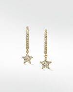 Galaxy Gold Hoops