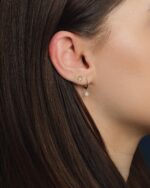 Galaxy Gold Hoops - Image 2