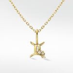 Gemini Gold Pendant