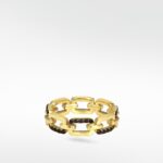 Horizon Link Black Spinel Ring