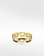 Horizon Link Black Spinel Ring
