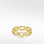 Horizon Link Diamond Ring