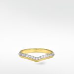 Horizon Wishbone Diamond Ring