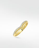 Horizon Wishbone Diamond Ring - Image 4