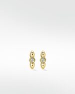 Iris Petal Gold Studs - Image 2