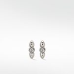 Iris Petal Silver Studs