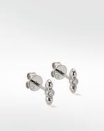 Iris Petal Silver Studs - Image 2