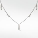 Oleander Petals Silver Necklace