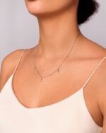 Oleander Petals Silver Necklace - Image 2