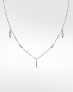 Oleander Petals Silver Necklace - Image 3