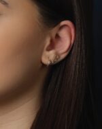 Omega Gold Earrings - Image 3