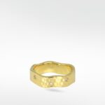 Palm Formed Diamond Ring