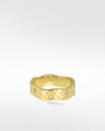 Palm Formed Diamond Ring