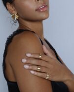 Palm Formed Statement Diamond Ring - Image 2