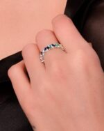 Rainbow Veto Aqua Ring - Image 4