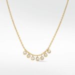 Shimmer Diamond Charm Necklace