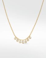 Shimmer Diamond Charm Necklace