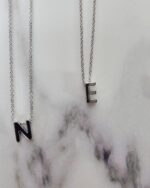 Silver Alphabet Necklace - Image 11