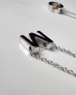 Silver Alphabet Necklace - Image 10