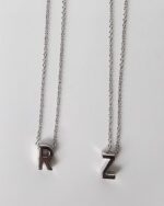 Silver Alphabet Necklace - Image 9