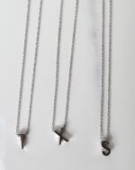 Silver Alphabet Necklace - Image 7