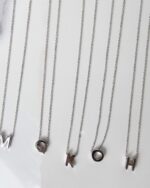 Silver Alphabet Necklace - Image 8