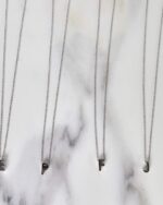 Silver Alphabet Necklace - Image 6