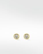 Simple Statement Gold Studs - Image 2