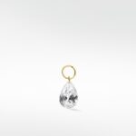 The Floating Pear Diamond Charm