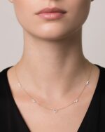 The Triple Floating Diamond Necklace - Image 3